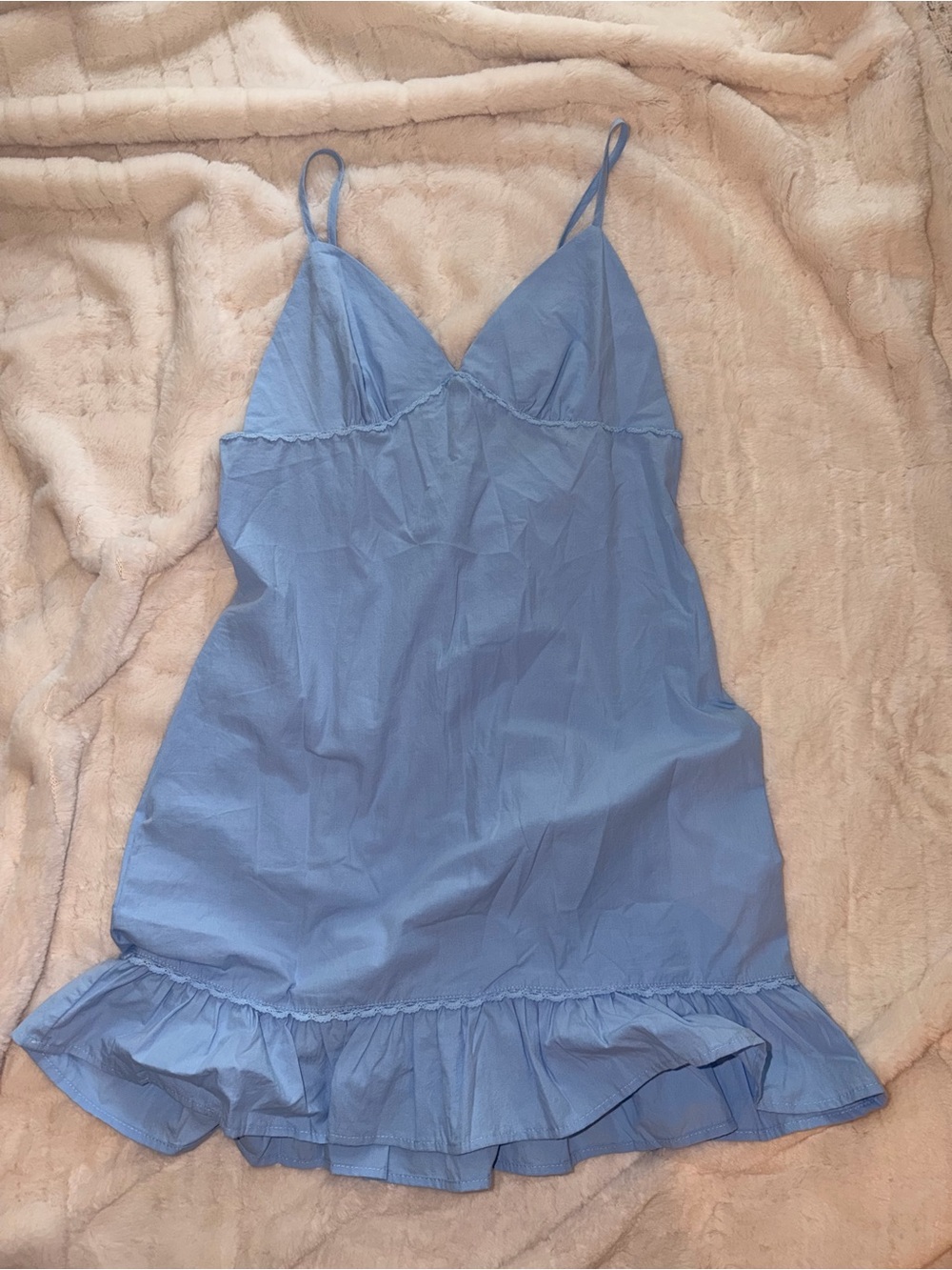 Women’s / Girls Light Blue Spaghetti Strap dress